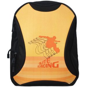 Tiger τσάντα πλάτης δημοτικού Skate πορτοκαλί με 1 θήκη 43x33.5x21εκ..