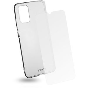 EGOBOO Tempered Glass + Case TPU Transparent (Samsung A02s)