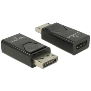 DELOCK αντάπτορας DisplayPort 1.2 σε HDMI 66234, 4K, Passive, μαύρος 66234.
