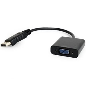 CABLEXPERT DISPLAY PORT TO VGA ADAPTER CABLE BLACK A-DPM-VGAF-02