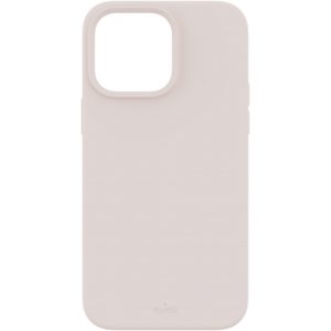 PURO Cover Silicon with microfiber inside για iPhone 14 Pro 6.1 - Ροζ
