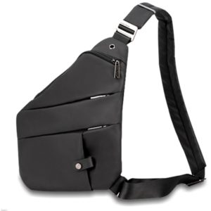 ARCTIC HUNTER τσάντα crossbody XB00041-BK, αδιάβροχη, μαύρη XB00041-BK.