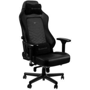 noblechairs HERO Gaming Chair - cold foam, steel armrests, 60mm casters, 150kg - black/black.( 3 άτοκες δόσεις.)