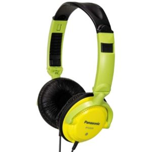 Ακουστικά DJ Panasonic RP-DJS200-Y 3.5mm με Σπαστό Βραχίονα 28mm 24 Ohm, 105db Κίτρινο 1,2m.