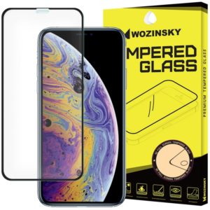 Wozinsky 5D Full cover/case Friendly, Full glue Tempered glass 0.3mm 9H for Apple iphone X/XS/11 Pro - Black