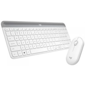 LOGITECH Keyboard/Mouse Wireless MK470 White 920-009205.( 3 άτοκες δόσεις.)