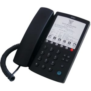 Τηλεφωνική Συσκευή Ξενοδοχειακού Τύπου Witech WT-5006 Μαύρο με Ενεργό Emergency Button και Ανοιχτή Συνομιλία.