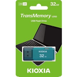 KIOXIA USB 2.0 FLASH STICK 32GB HAYABUSA AQUA U202 LU202L032GG4