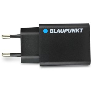 BLAUPUNKT Φορτιστής Σπιτιού 2.4 A-5V Με Αντάπτορα USB - Μαυρό