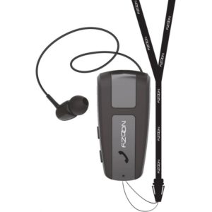 Bluetooth Hands Free Noozy Roller BH68 V.5.0 με Δόνηση και Strap Λαιμού Multi Pairing Μαύρο.