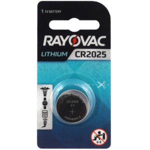 Buttoncell Lithium Electronics Rayovac CR2025 Τεμ. 1.
