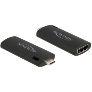 DELOCK αντάπτορας USB Type-C σε HDMI 88309, 4K/30Hz, μαύρος 88309.( 3 άτοκες δόσεις.)
