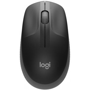 Logitech M190 Full-Size Wireless Mouse Black (910-005905).