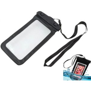 OEM AG523 Universal Waterproof Phone Pouch for Swimming Pool - Αδιάβροχη Θήκη για Κινητά έως 6.7 Black.