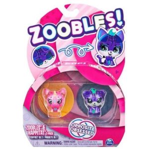 Spin Master Zoobles!: Zoobles Happitat Opposite Obsessed Sweet Unicorn Spooky Tiger (2-Pack) (20135096).