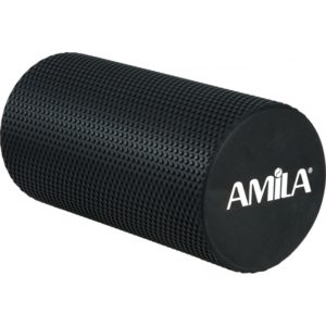 AMILA Foam Roller Φ15x30cm Μαύρο 96824.