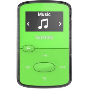 SanDisk MP3 Player SDMX26-008G-E46G ,Clip JAM Green SDMX26-008G-E46G( 3 άτοκες δόσεις.)