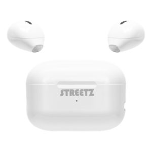 Streetz True Wireless ακουστικά white TWS-114.( 3 άτοκες δόσεις.)