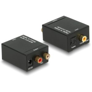 Μετατροπέας ήχου CAB-R019 ψηφιακό σε αναλογικό, Coaxial/Toslink σε 2xRCA CAB-R019.