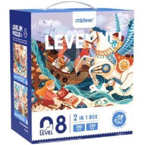 Mideer παζλ 2 σε 1 - Level Up 8 Magic book and Fairy Tale 280 - 330 τμχ.