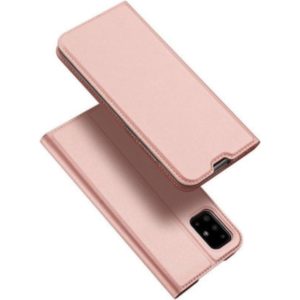 Θηκη Book DD Skin Pro Για Samsung Galaxy A51 Ροζ Χρυση. (KLDSKINA51RS)