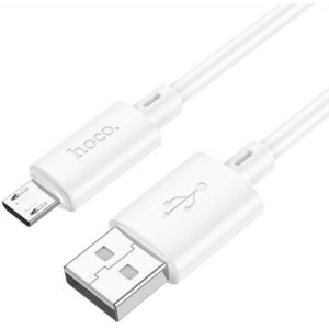 Καλώδιο σύνδεσης Hoco X88 USB σε Micro USB 2.4A για Γρήγορη Φόρτιση και Μεταφορά Δεδομένων 1m Λευκό.