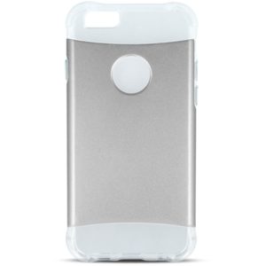 Oem tpu xcover Duo case for Apple iphone 6/6s Plus - Silver.