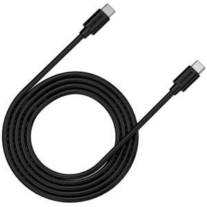 Canyon Cable UC-12 USB-C to USB-C 100W 2m Black - CNS-USBC12B. CNS-USBC12B.