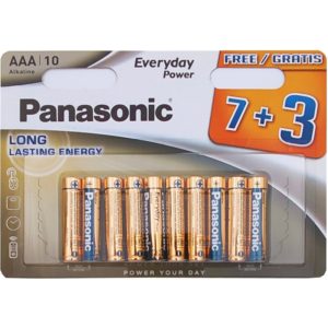 Panasonic μπαταρίες αλκαλικές AAA EVERYDAY POWER 10τμχ PAN-LR03EPS-10
