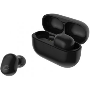 CELEBRAT earphones με θήκη φόρτισης W7, True Wireless, μαύρα W7-BK.