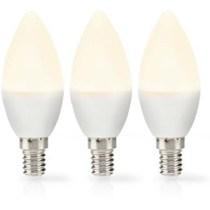 NEDIS LBE14C352P3 LED BULB E14 CANDLE 4.9W 470lm 2700K WARM WHITE / FROSTED NEDIS.