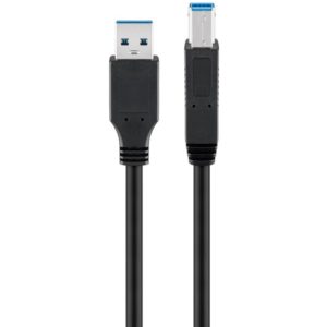 GOOBAY καλώδιο USB 3.0 SuperSpeed σε USB Type B 93654, 3m, μαύρο 93654.