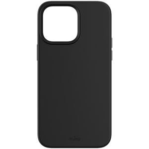 PURO Cover Silicon with microfiber inside για iPhone 14 Pro 6.1- Μαύρο