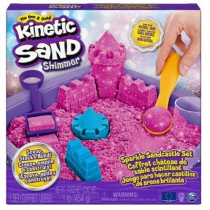 Spin Master Kinetic Sand Shimmer - Sparkle Sandcastle Set (Pink) (6063520).