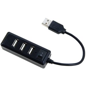 LAMTECH 4-PORT USB HUB BLACK LAM021479