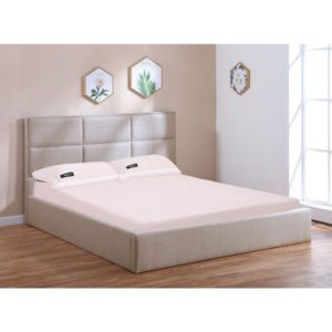 MAX Κρεβάτι Διπλό με Χώρο Αποθήκευσης, για Στρώμα 160 x200cm, Ύφασμα Απόχρωση Sand 176x217x104cm Ε8111,2.( 3 άτοκες δόσεις.)