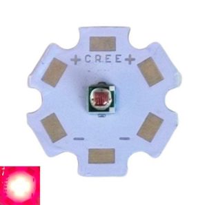 3W Cree LED XPE Υψηλής Ισχύος LED Chip-20mm PCB Board-2-2.4vdc-Βαθυ Κοκκινο 660nm-1τεμ.