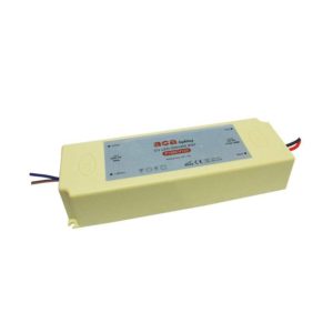 ^PLASTIC 5YRS CV LED DRIVER 150W 230V AC-12V DC 12.5A IP67 WITH CABLES