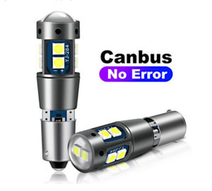 BA9S-T4W Canbus Error Free-500 Lumens Λαμπα Led αυτοκινητου 10SMD 3030 Chips 12vDc-Ψυχρο Λευκο 1τεμ.