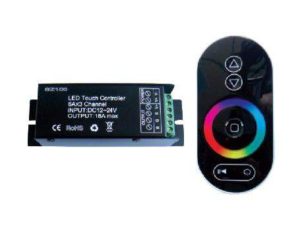 POWER RGB LED CONTROLLER 18A 216W/12V 432W/24V RFTOUCH REMOT