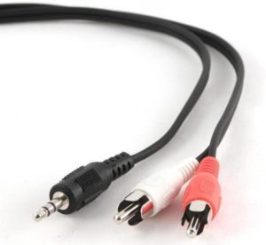 CABLEXPERT CCA-458-1.5M 3.5MM STEREO TO RCA PLUG CABLE 1.5M
