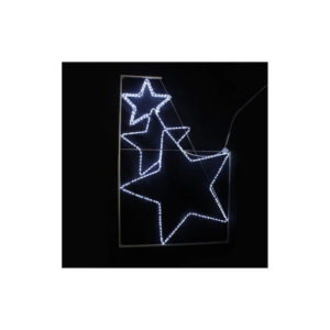 THREE STARS 288 LED ΕΠΙΣΤΗΛΟ ΣΧΕΔ. 8m ΜΟΝΟΚ. ΦΩΤΟΣ., CW ΣΤΑΘ., IP44, 100x150CM, 1.5m ΤΡΟΦ.