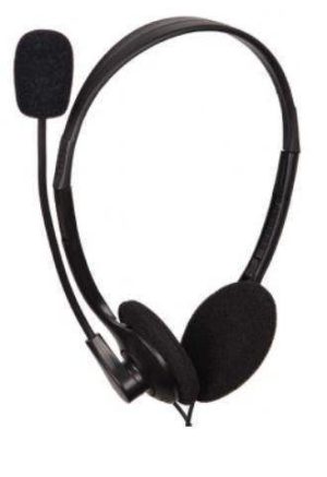 STEREO HEADSET WITH MIC & VOLUME CONTROL