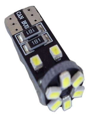T10 Canbus Λαμπα Led αυτοκινητου 1206 10SMD 100Lumens-12vDc Ψυχρο Λευκο-1 τεμ.
