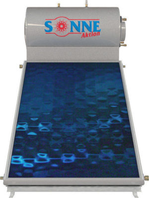 Sonne Aktion Ηλιακός Θερμοσίφωνας Glass T 160Lt/2.40 m² Σειρα Phaethon Διπλής Ενέργειας