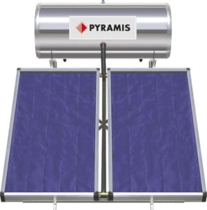 Pyramis Ηλιακός Θερμοσίφωνας 160lt/3m² Glass Διπλής Ενέργειας με Επιλεκτικό Συλλέκτη