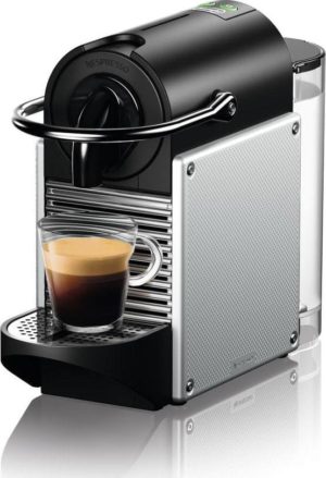 Delonghi Nespresso Pixie EN124 Silver Μηχανή Espresso