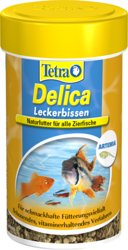 Λιχουδιά για Τροπικά Ψάρια - Μίγμα Τροφής σε Νιφάδες Tetra Delica Brine Shrimps 100Ml/11G