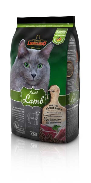 Ξηρά Τροφή Leonardo Adult Lamb & Rice με φρέσκο αρνί και αρωματικά βότανα. Ιδανική για γάτες με εντερικά προβλήματα 2kgr