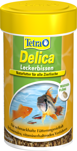 Λιχουδιά για Τροπικά Ψάρια - Μίγμα Τροφής σε Νιφάδες Tetra Delica Daphnia 100Ml/14G